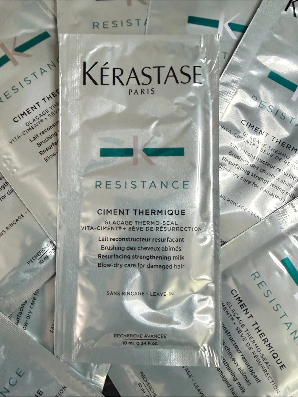 10pk/ 10ml each Resistance Ciment Thermique Resurfacing Strengthening Milk -